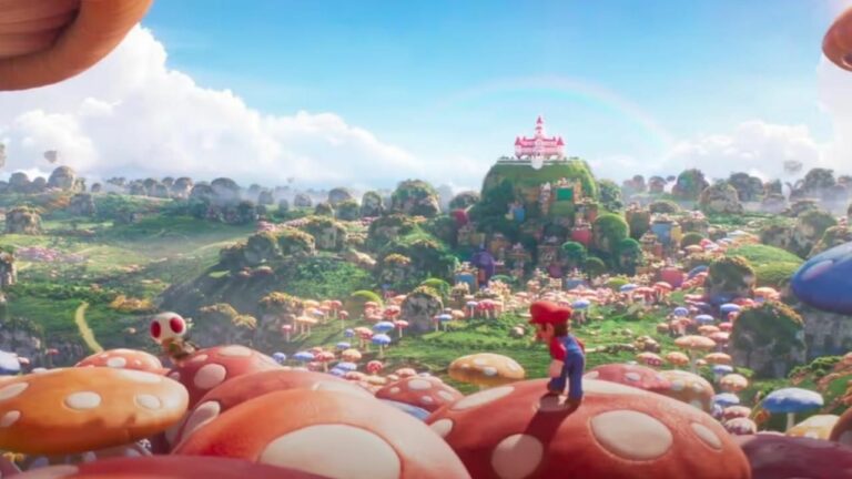 „Super Mario Bros.“-Filmplakat zeigt animierten wichtigen Schauplatz des Spiels
