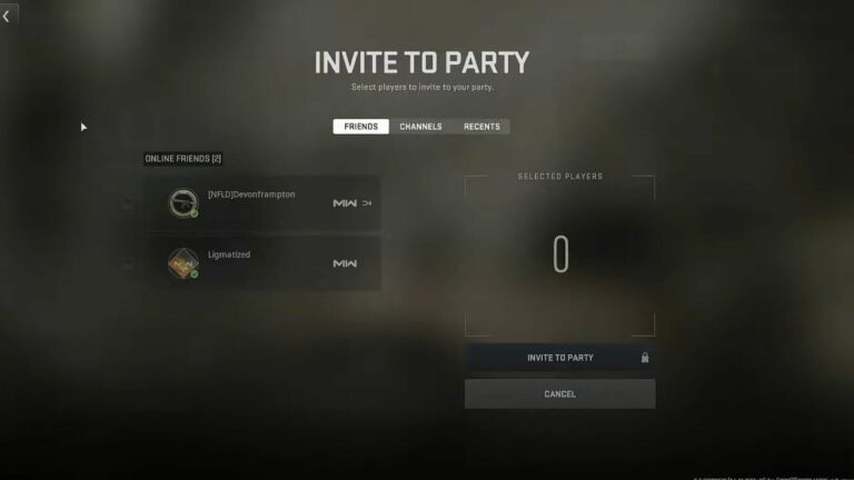 Wie lade ich Freunde zur Party ein und repariere den Tab „Soziale Netzwerke“? - Call of Duty: Warzone 2