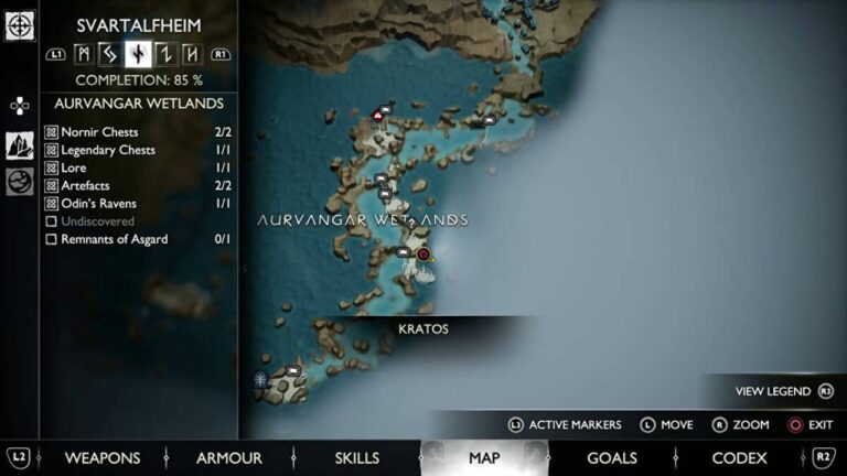 God of War Ragnarok: Aurvangar Wetlands Svartalfheim Nornir Chests — Location & Solution