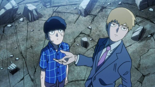 Does Shigeo know about Reigen in 'Mob Psycho 100'?