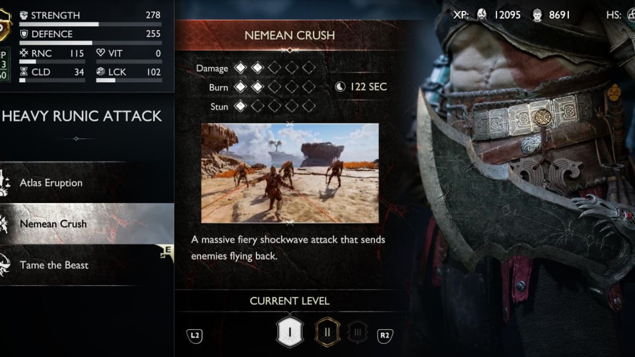 Where to find all Heavy Runic Attacks in God of War Ragnarok?