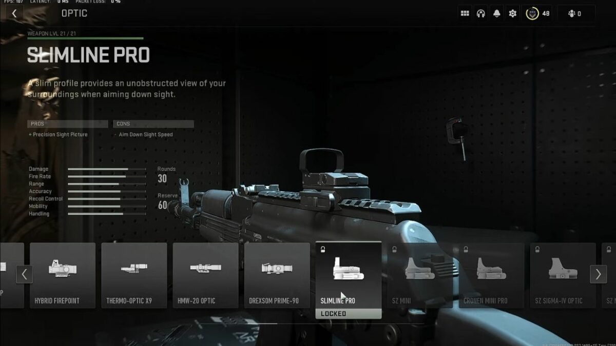 Una guía para obtener la óptica Slimline Pro—Call of Duty: Modern Warfare 2