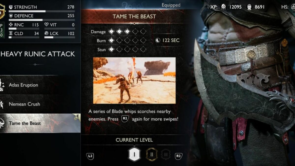 Where to find all Heavy Runic Attacks in God of War Ragnarok?