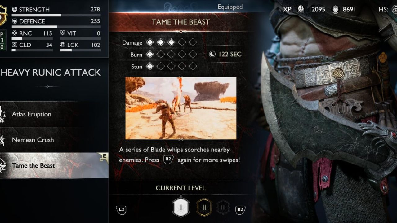 Where to find all Heavy Runic Attacks in God of War Ragnarok?
