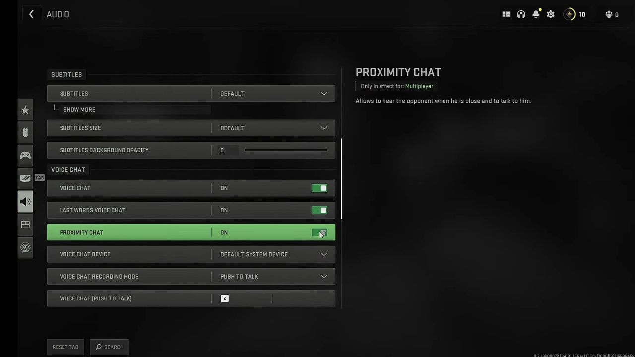 How to toggle Proximity Chat? Why is it locked? - Warzone 2