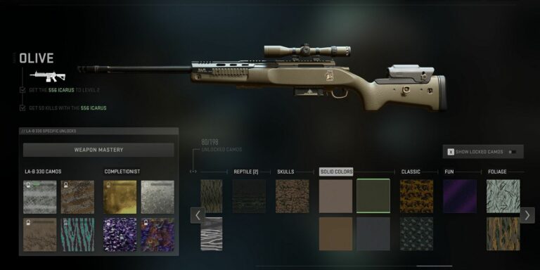 New Patch Update for Modern Warfare 2 & Warzone 2 Fixes Camo Screen