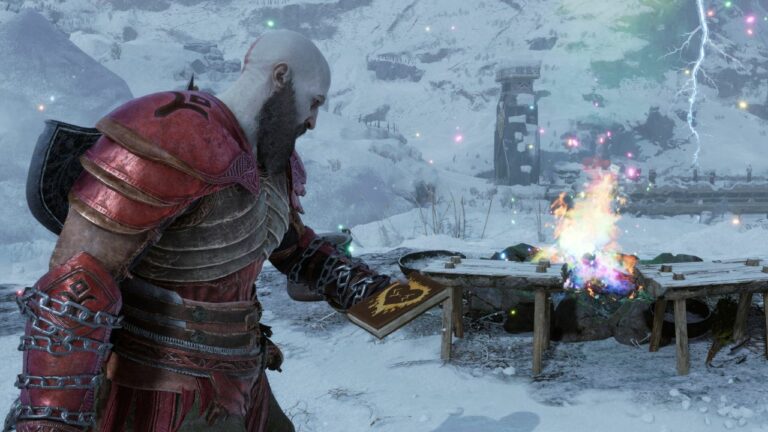 God of War: Ragnarok has Several Carved Hearts in Memory of Late Dev