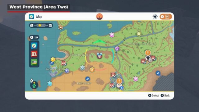 Passo a passo das localizações das Estacas Pokémon Scarlet e Violet