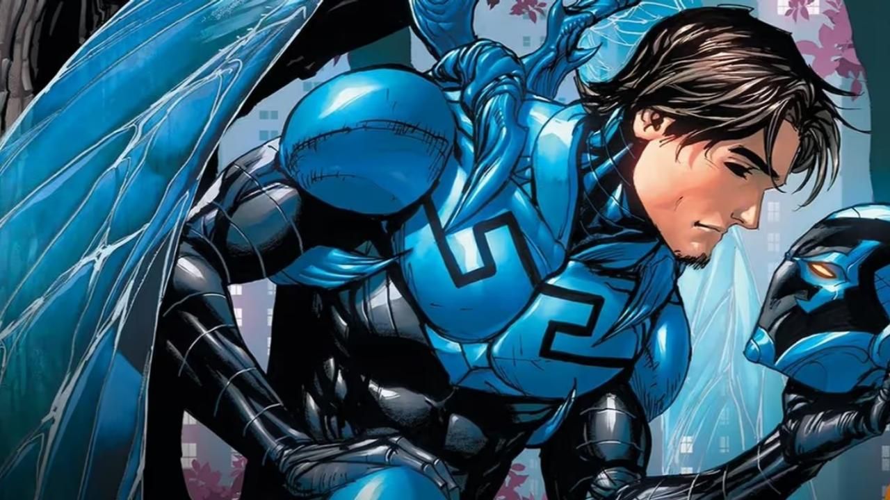 Warner Bros Shares Blue Beetle Artwork Confirming 2023 Release cover