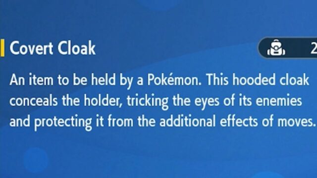 Como encontrar o Covert Cloak em Pokémon Scarlet and Violet?