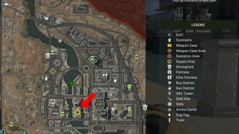 DMZ Dumpster Dead Drop Location, Sarwana Hotel Alley