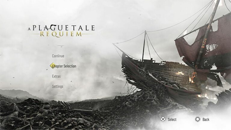 Returning to the Main Menu After Completing A Plague Tale: Requiem