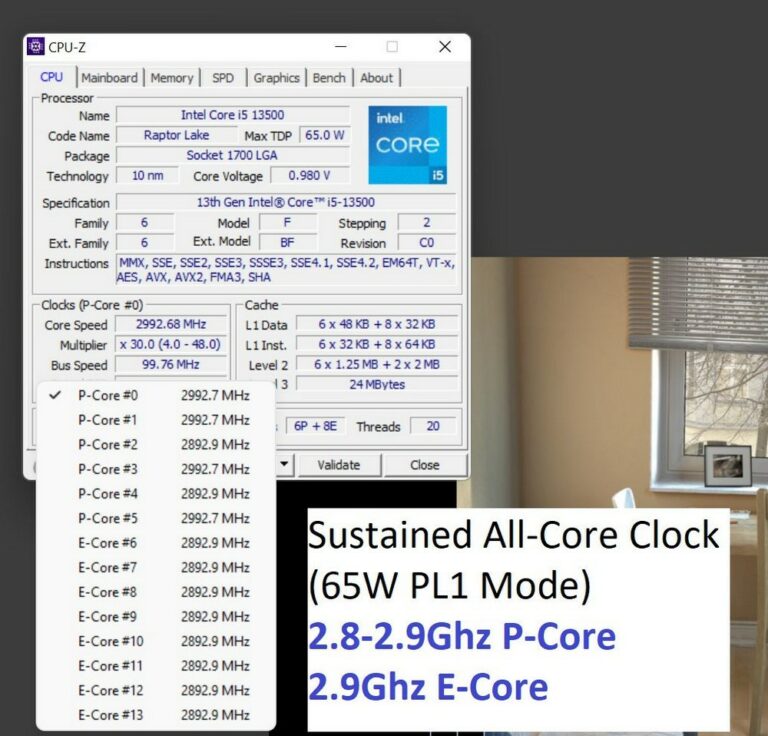 Intel Core i3-13500 Performance Equals i7-12700K in Max Power Mode