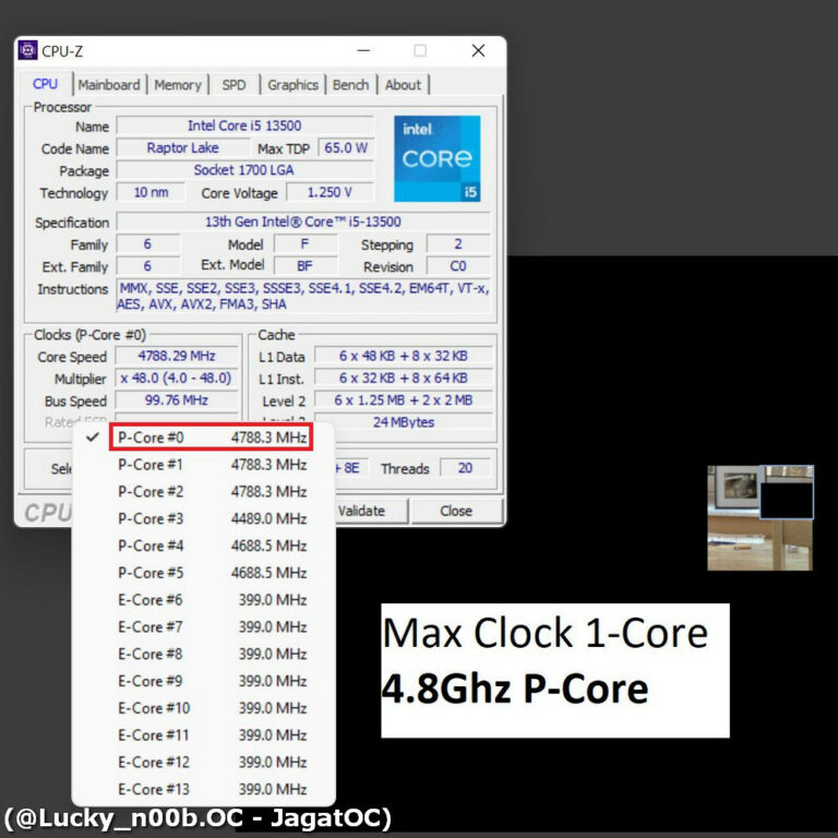 Intel Core i3-13500 Performance Equals i7-12700K in Max Power Mode