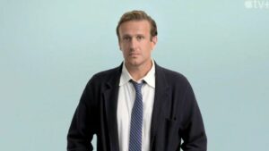 Shrinking Trailer by Ted Lasso Writers Features Segel & Ford