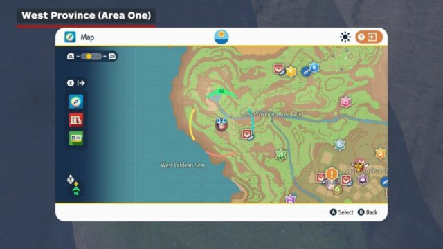 Una guía para todas las ubicaciones de estacas amarillas en Pokémon Escarlata y Violeta
