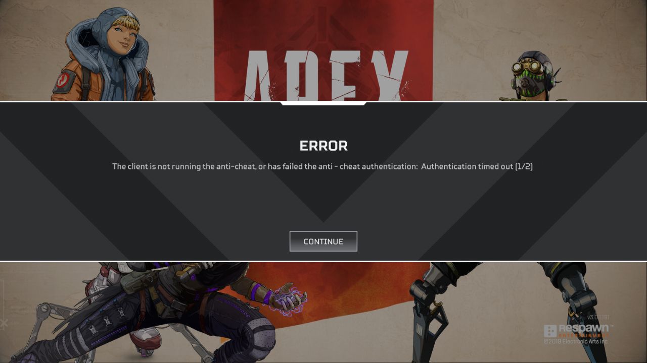 FIX for Apex Legends, Anti-Cheat Not Running or Failed Authentication error cover