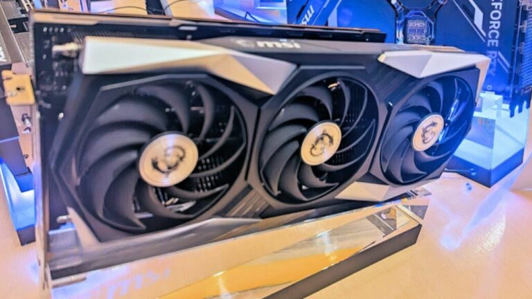 MSI Custom Radeon RX 7900 XTX Gaming Trio Classic Spotted on Display    