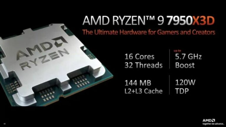 Ryzen 9 7950X3D benchmark out on Geekbench, compared to 7950X
