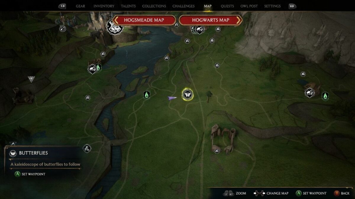 Where to find all the butterflies in Hogwarts Legacy?