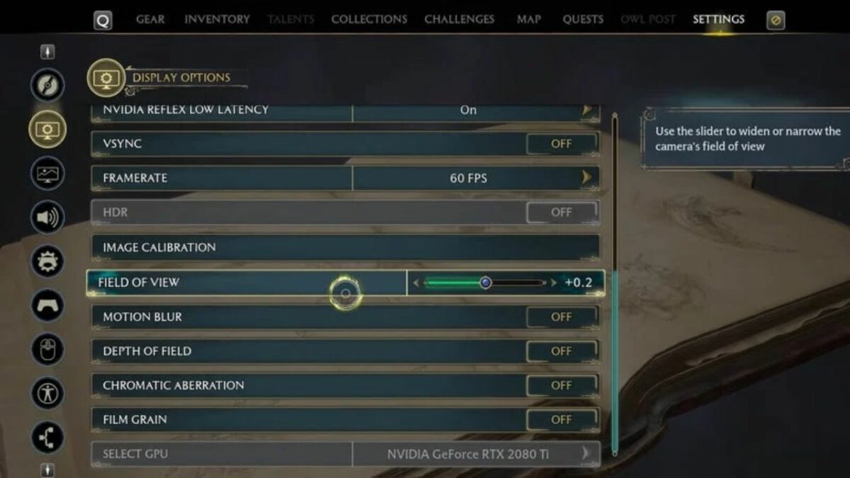How to get the best camera settings? Hogwarts Legacy