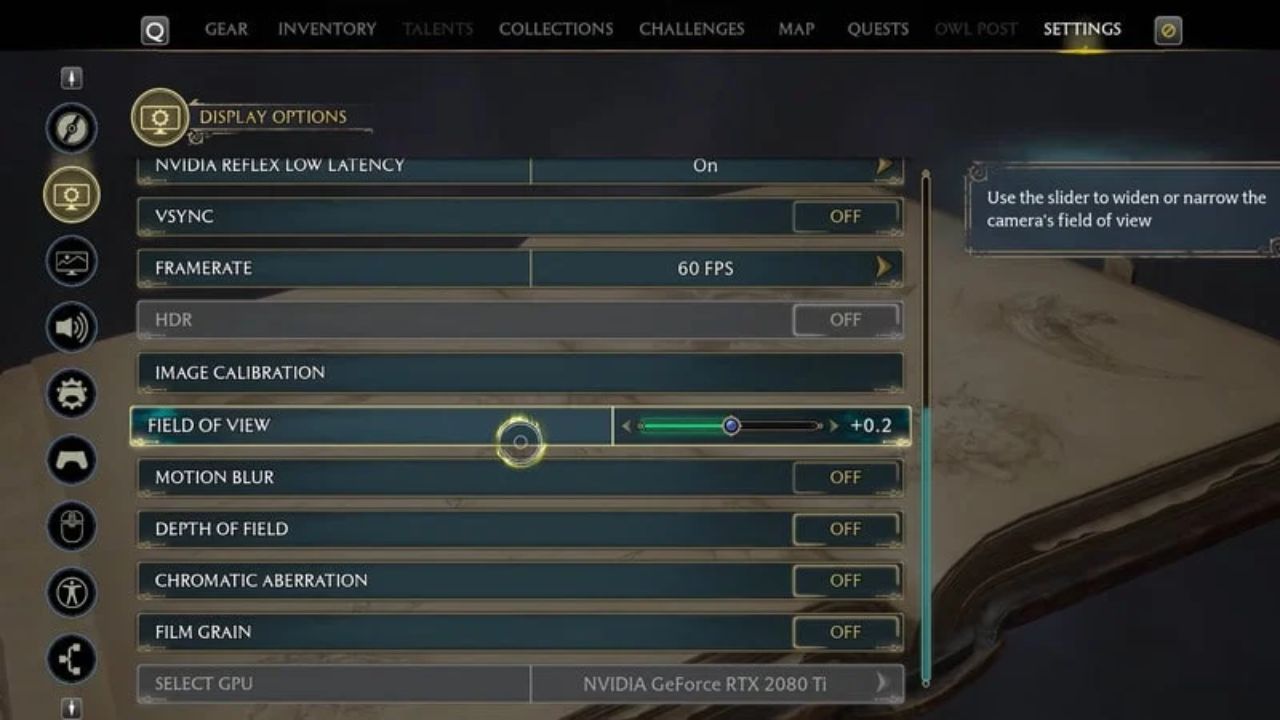 How to get the best camera settings? Hogwarts Legacy