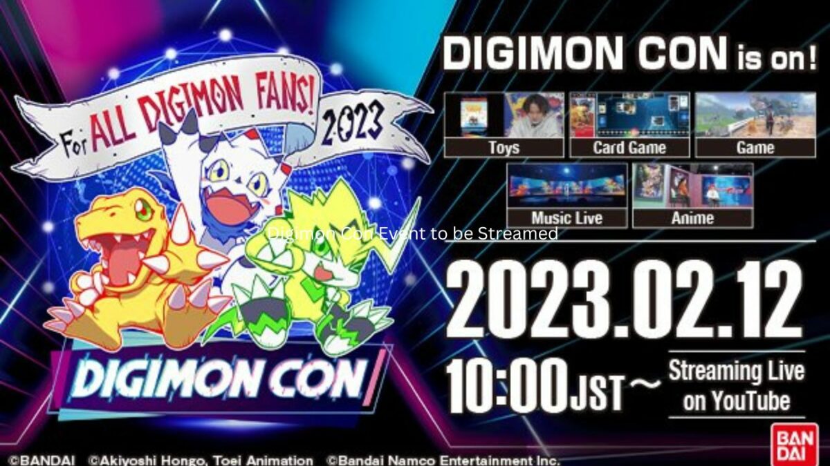 El evento Digimon Con se transmitirá en todo el mundo el 11 y 12 de febrero