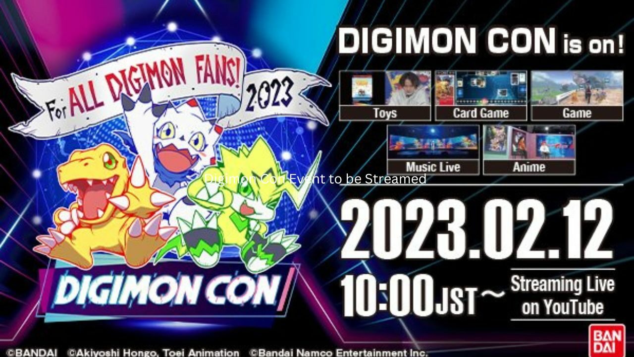 Evento Digimon Con será transmitido mundialmente na capa de 11/12 de fevereiro