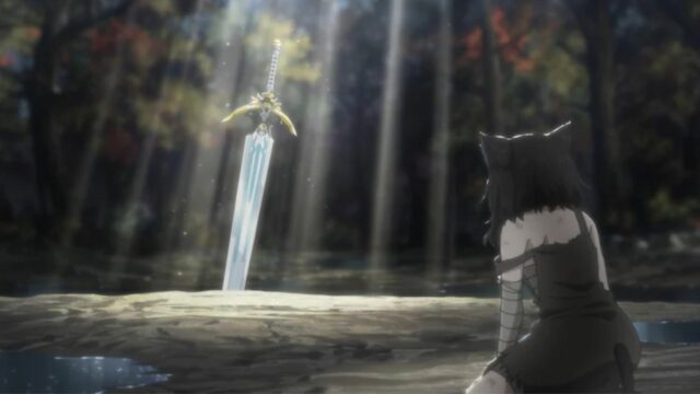 Does Fran end up with anyone in Reincarnation as a Sword?