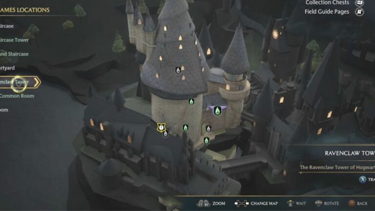 Todas las ubicaciones de las puertas de rompecabezas en Hogwarts Legacy