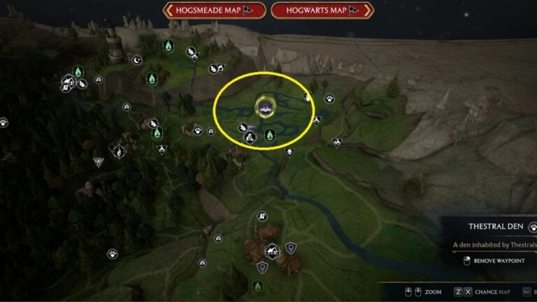 Where to get the Thestral Hair and Thestrals in Hogwarts Legacy?