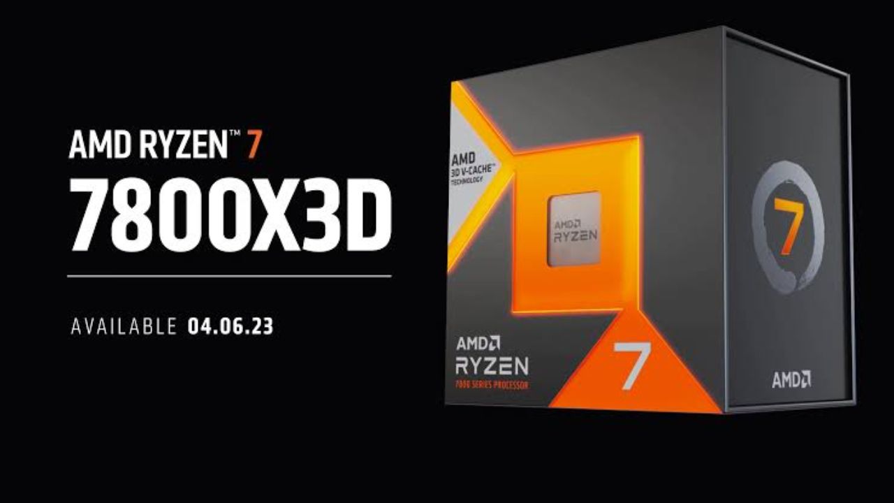 AMD Ryzen 7 7800X3D 37% mais rápido que a capa 5800X3D