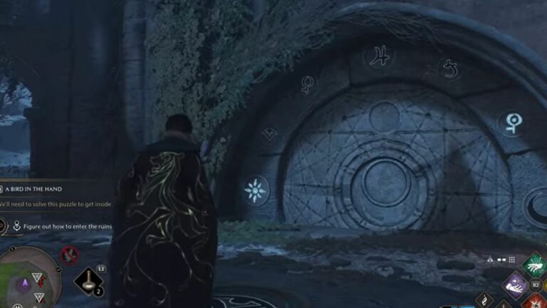 Hogwarts Legacy: Guide to Solving A Bird in The Hand Ruins Puzzle