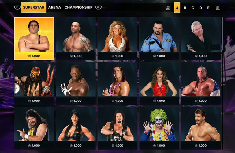 A List of All The Unlockable Superstars and Legends – WWE 2K23