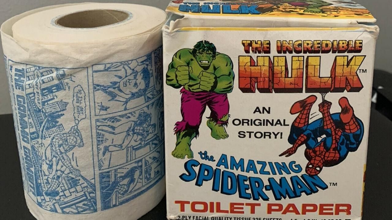 MCU Brings Back Spider-Man and Hulk in Bizarre Toilet Paper Comic! cover