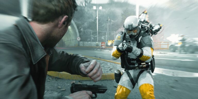 in-game footage of Quantum Break exhibiting Time Control 