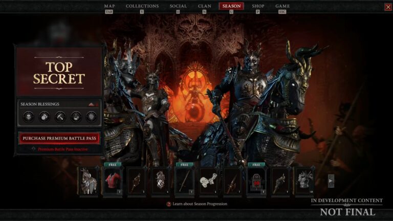 Diablo 4 Developer Livestream reveals details about Battle Pass Perks