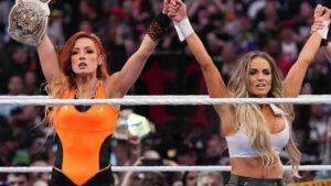 Trish Stratus shocks Becky Lynch at the WWE Night of Champions