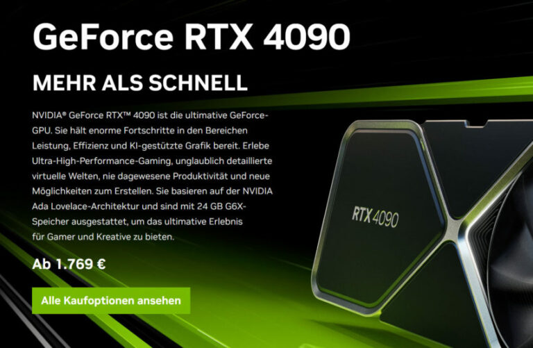 NVIDIA GeForce RTX 4090 FE is now 9% Cheaper than Original MSRP 