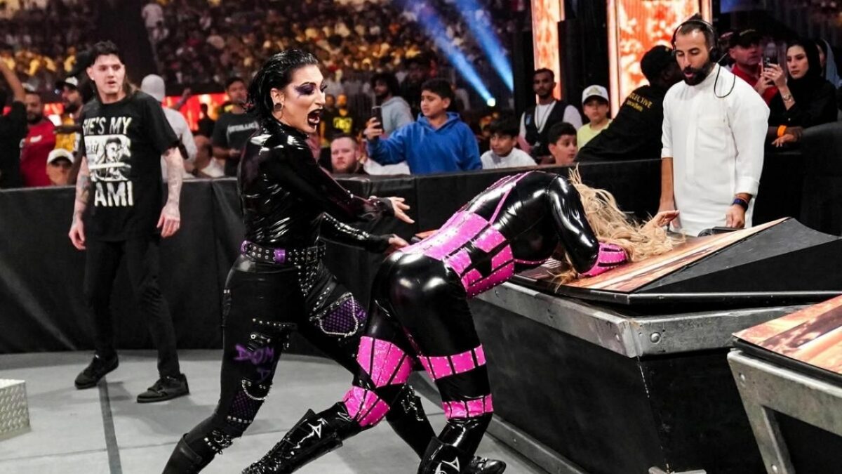 Who won between Rhea Ripley and Natalya at WWE NOC 2023?