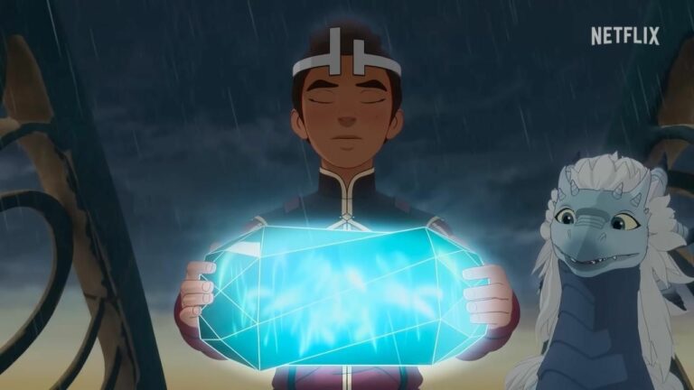 Ezran ativa um farol misterioso no novo clipe Dragon Prince S5