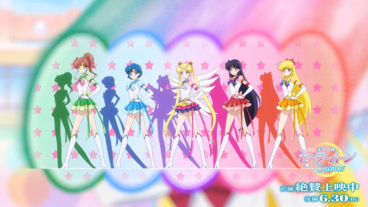 Nuevo vídeo para las películas de 'Sailor Moon Cosmos' revive la portada de Nostalgia de los 90