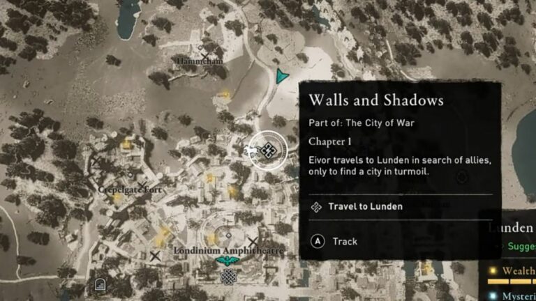 Passo a passo de paredes e sombras – Assassin's Creed: Valhalla