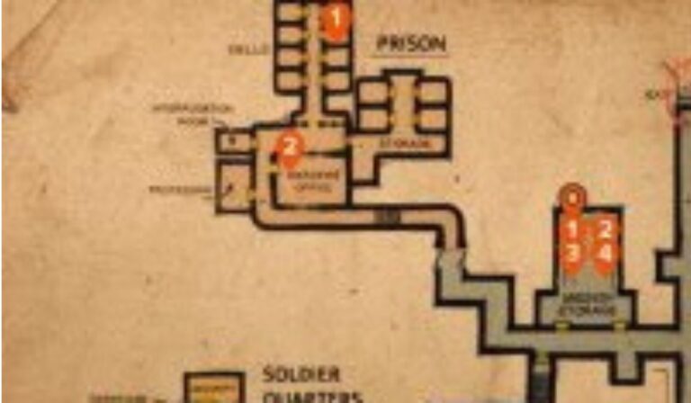 Leitfaden zur Rettung des Gefangenen: Standort des Bolzenschneiders – Amnesia: Der Bunker