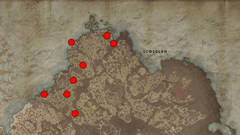 Diablo 4: Todas las ubicaciones de cofres misteriosos torturados por Helltide