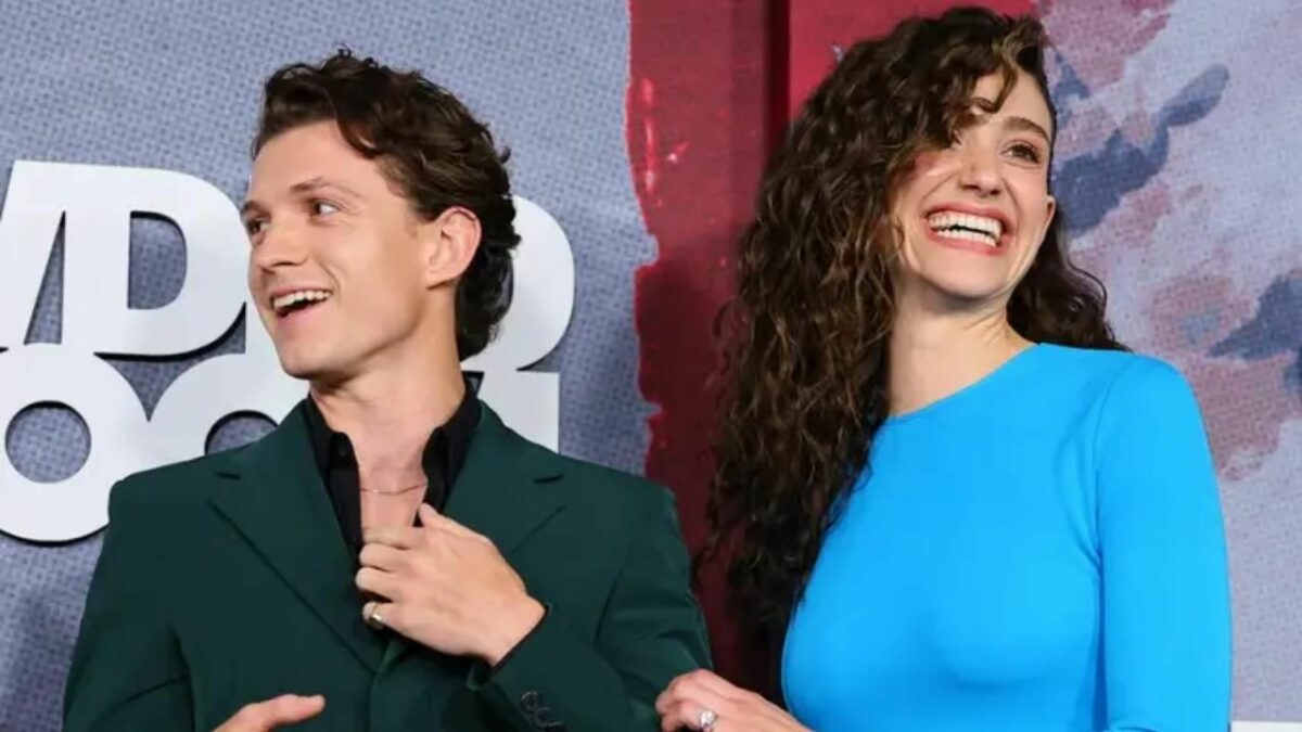 Emmy Rossum Defends Her Casting as Tom Holland’s Mom in The Crowded Room