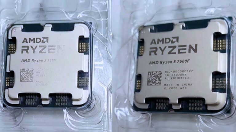 AMD Ryzen 5 7500F CPU Processor to Exclusively Launch in China 