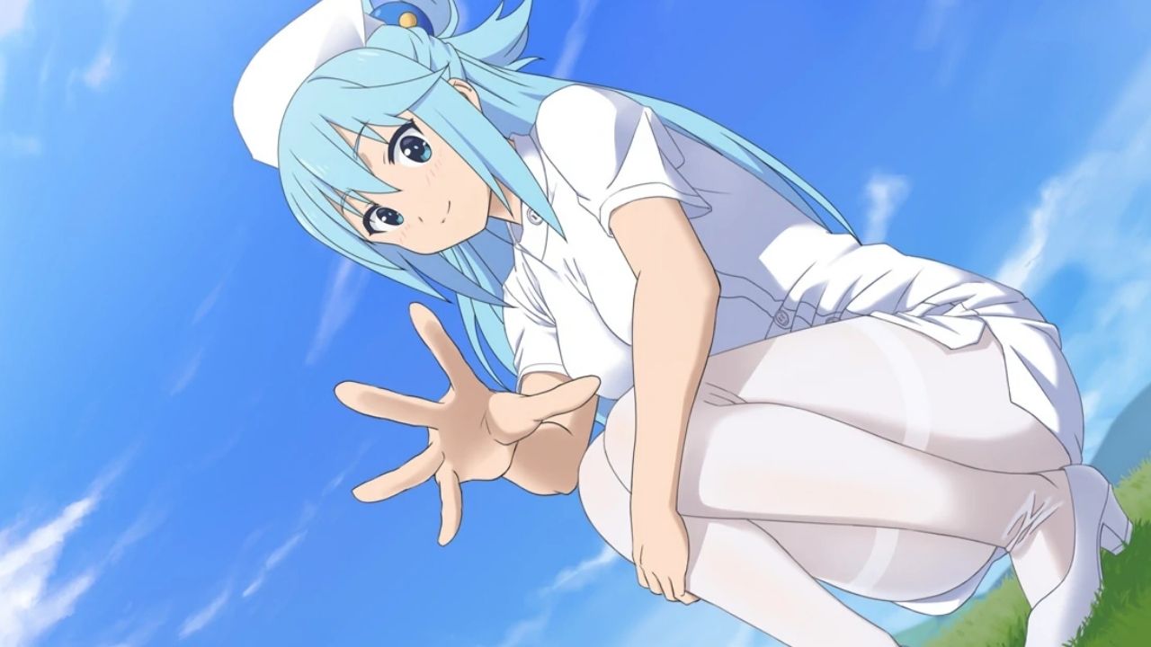 Who does Kazuma end up with in Konosuba?