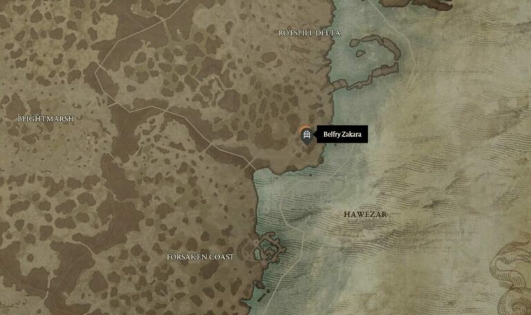 The Belfry Zakara Rusted Key: Uses, Location and Rewards - Diablo 4