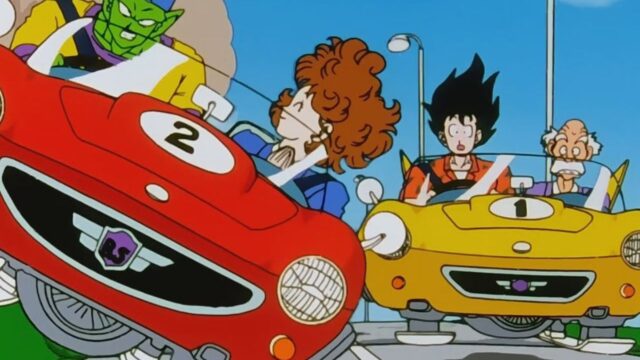 Goku e Picollo dirigindo